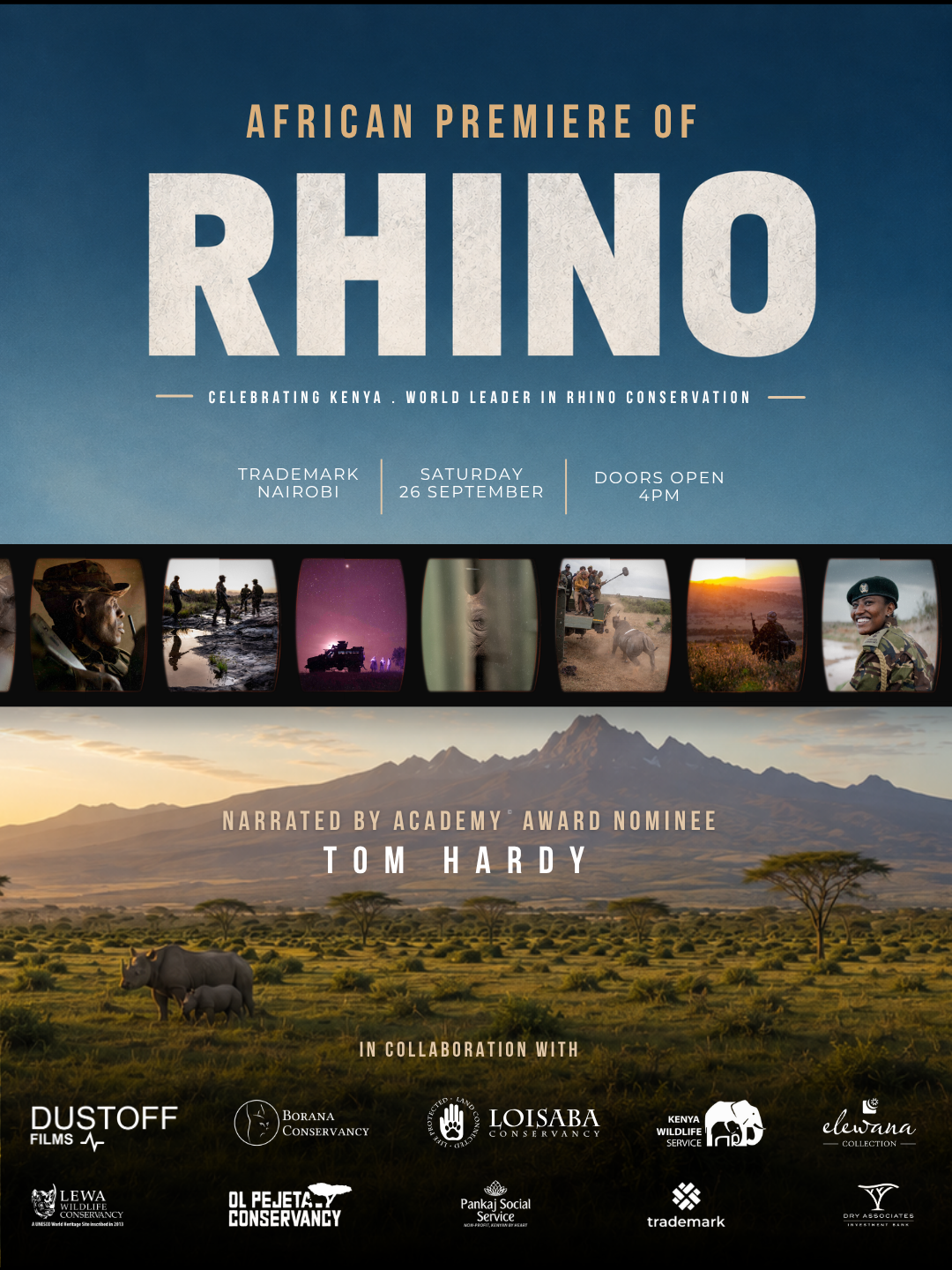 Poster for RHINO: African Premiere | Celebrating World Rhino Day 2026