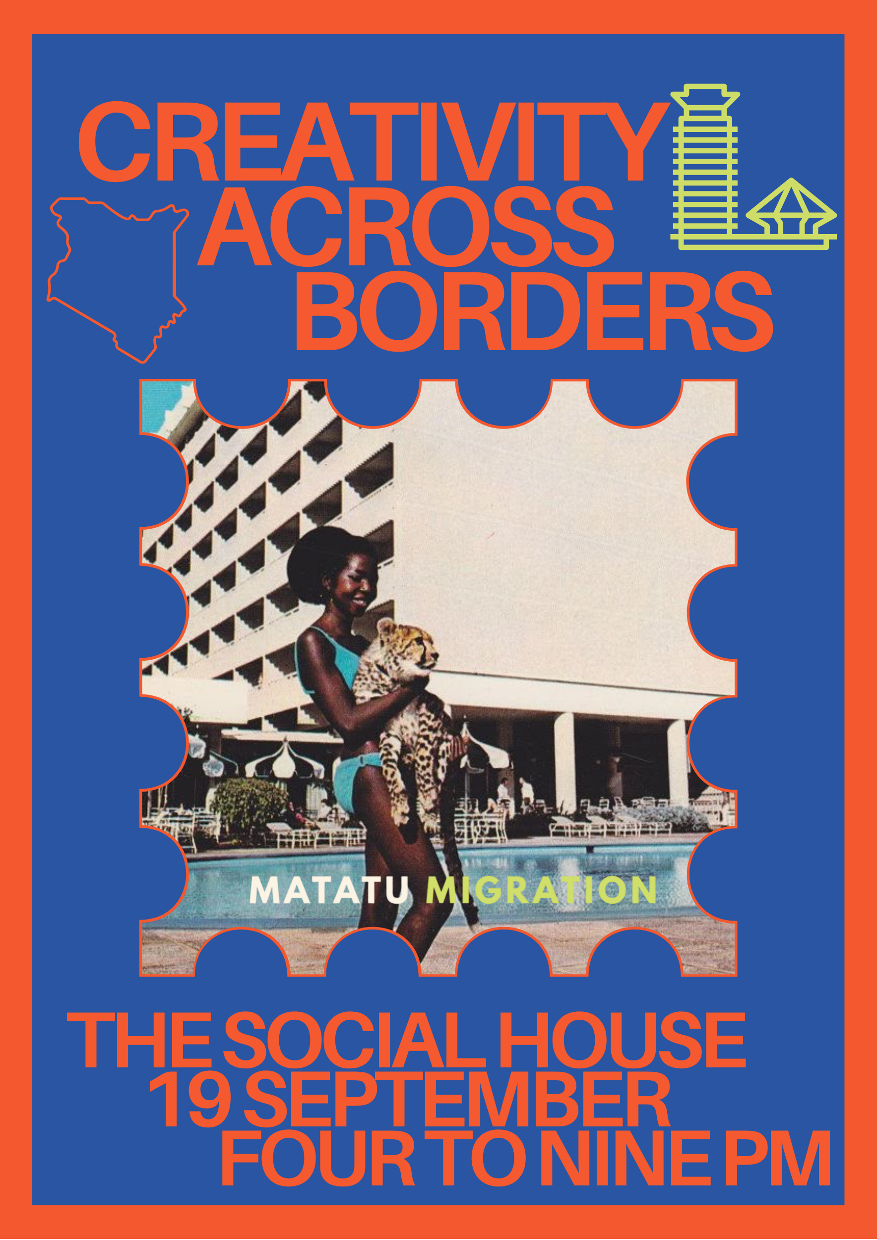 Poster for Creativity Across Borders : Matatu Migration Launch
