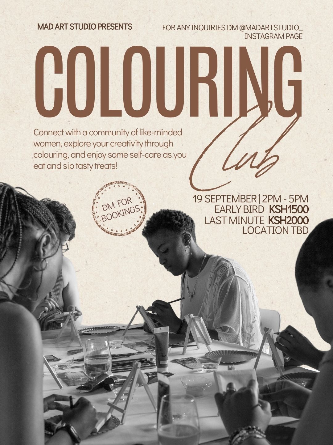 Poster for Colouring Club