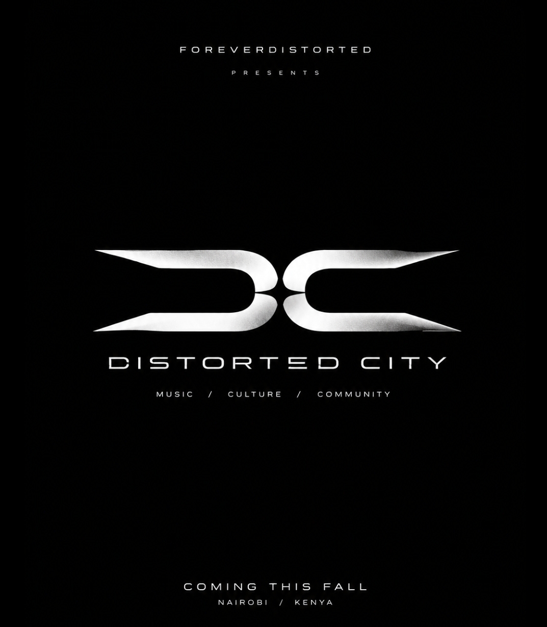 distorted city