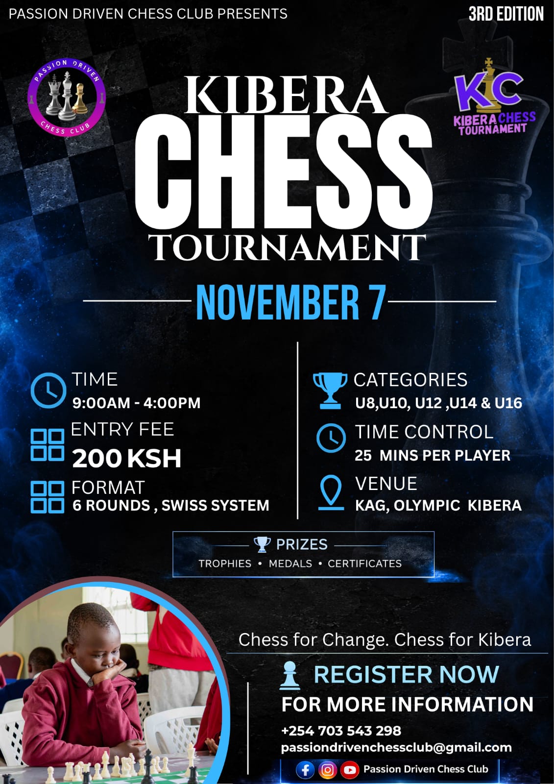 Kibera chess tournament 