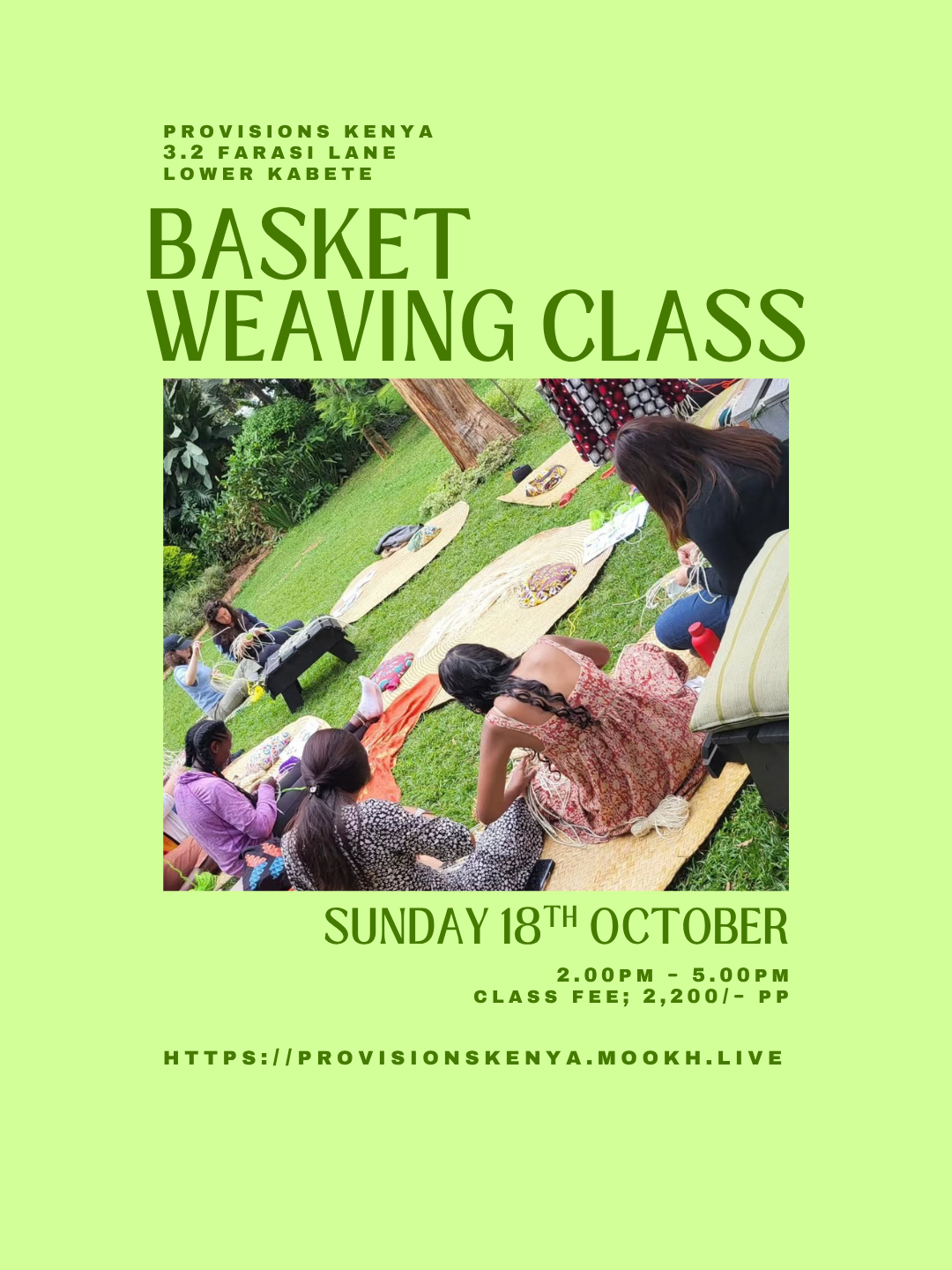Basket Weaving Class