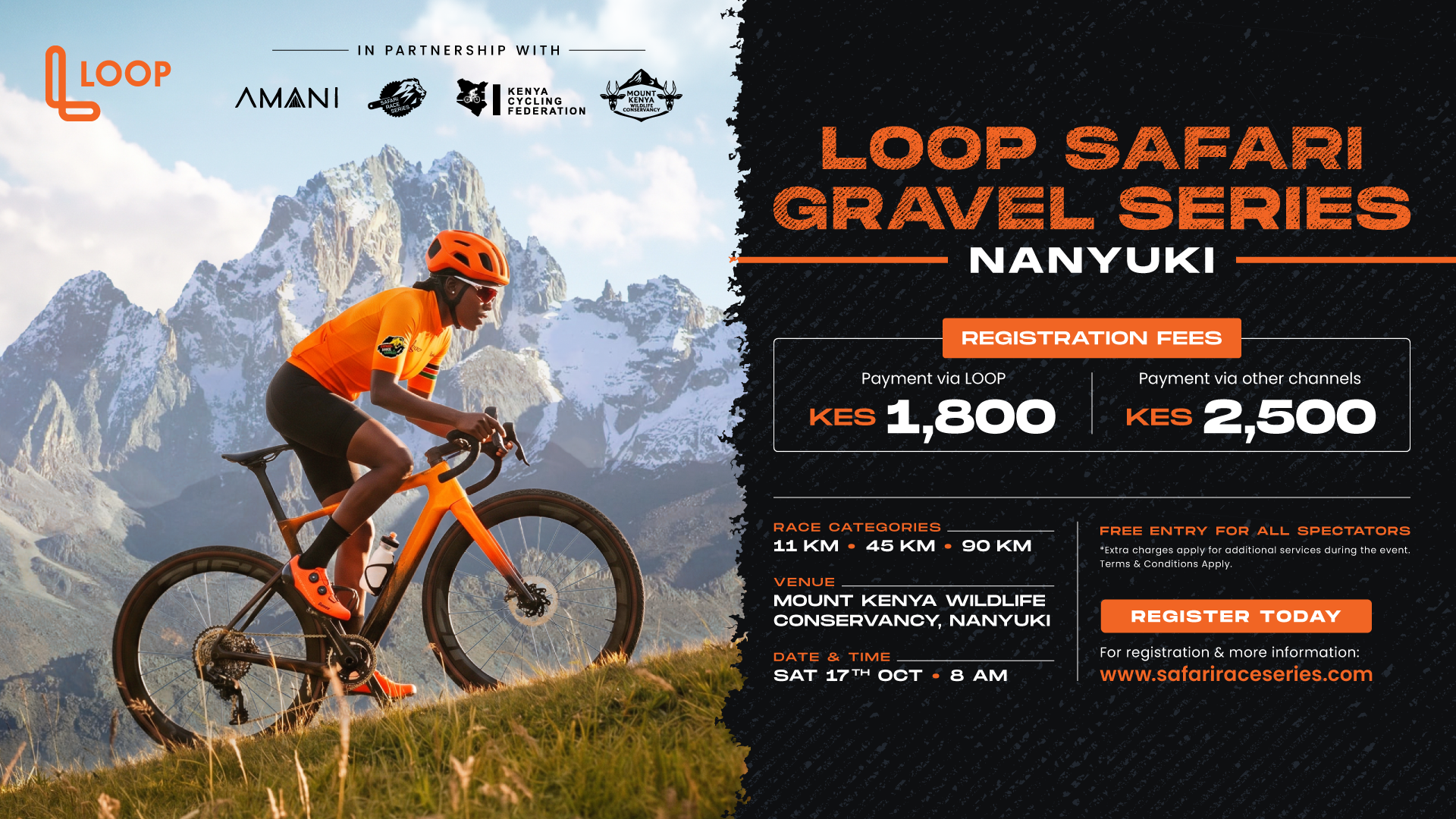 LOOP Safari Gravel Series - Mt Kenya