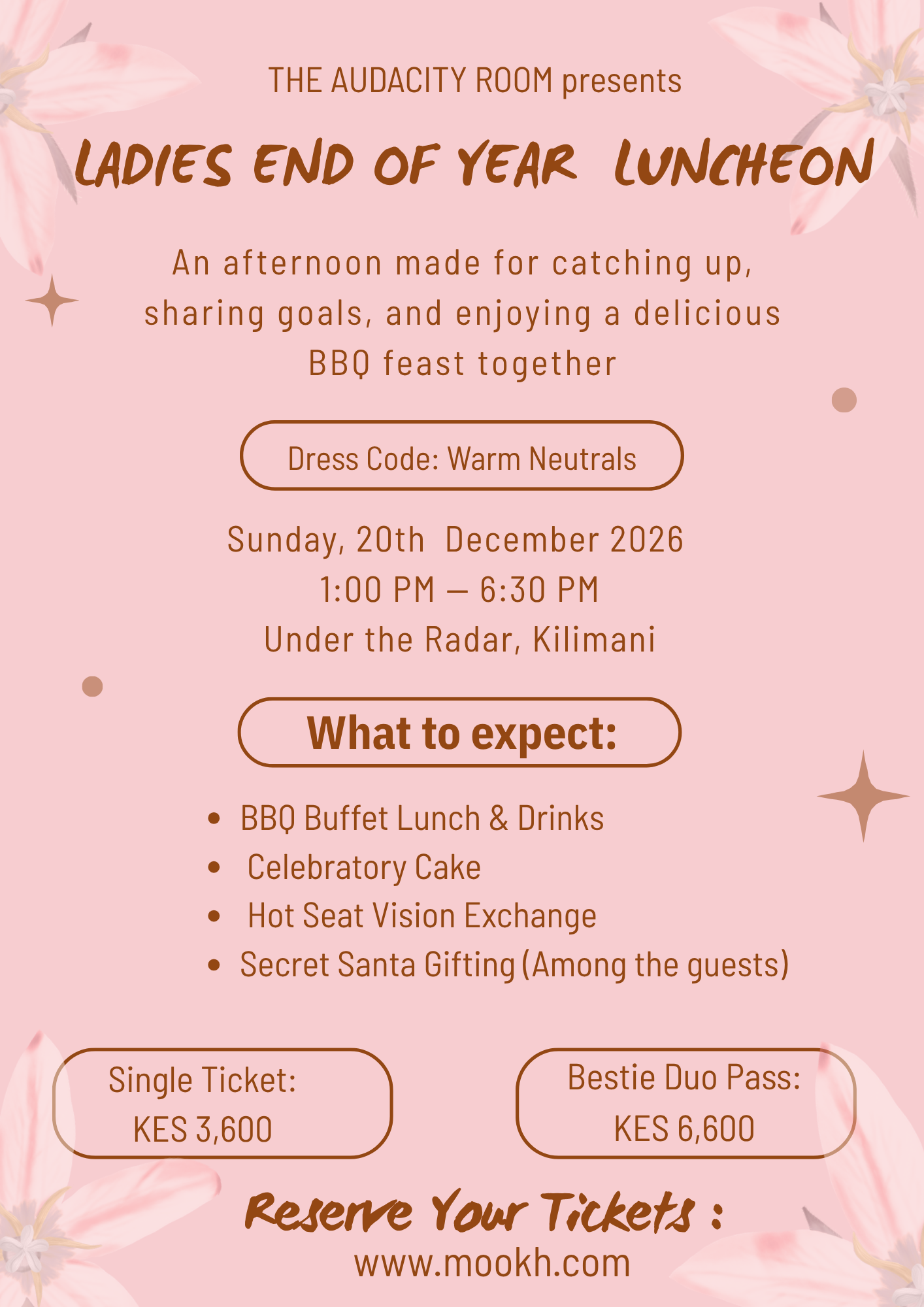 The Audacity Room: Ladies End of Year Luncheon