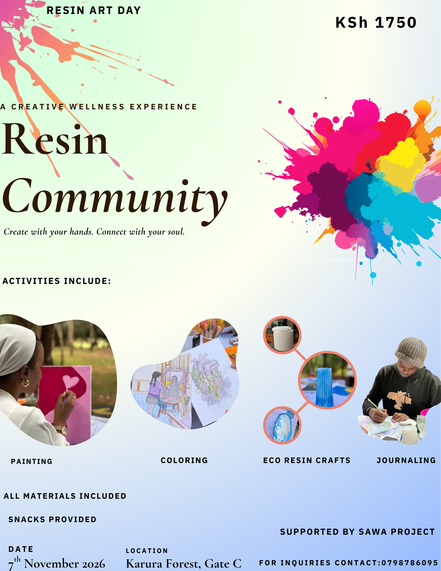 Resin Community Art Day