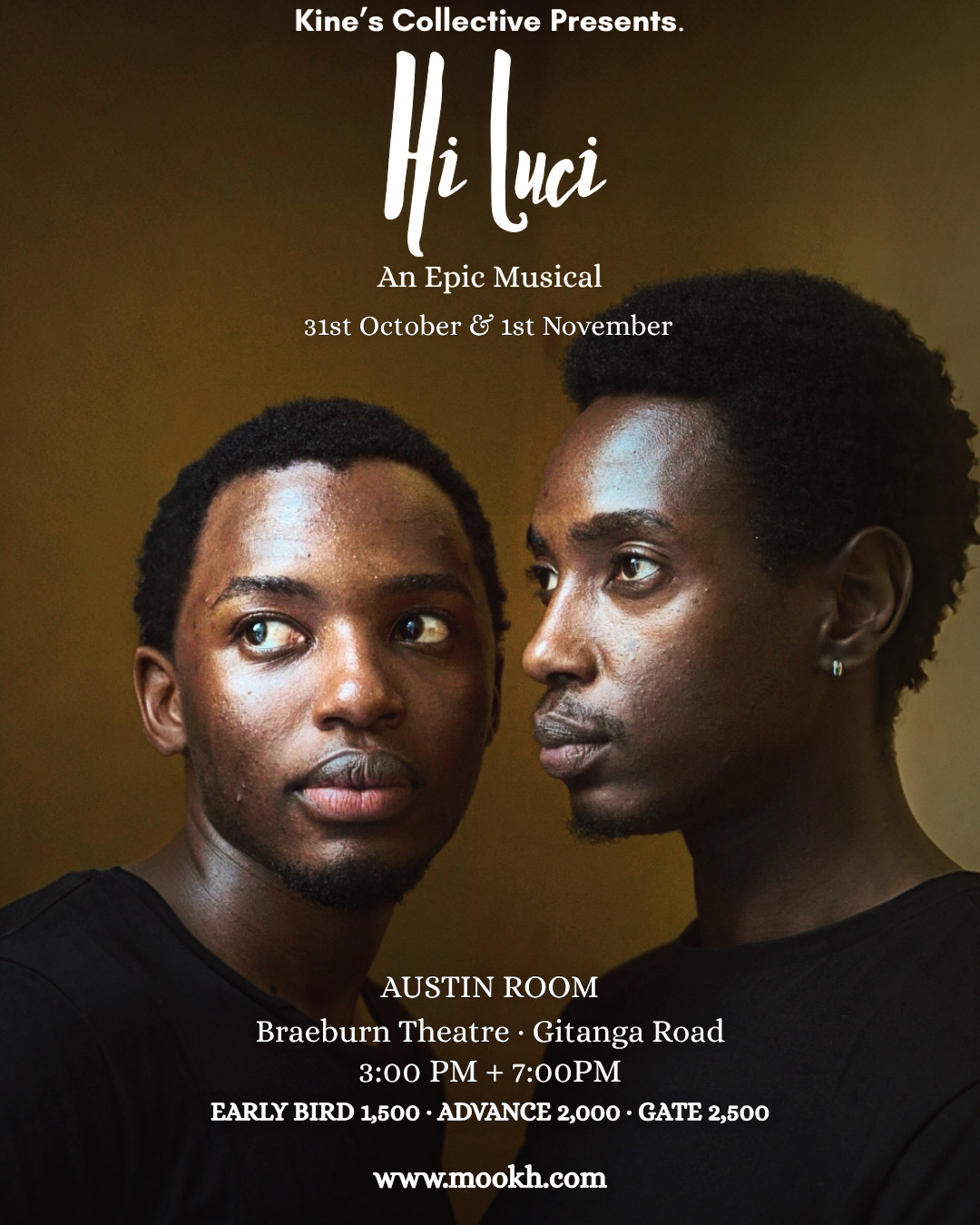 Early bird- 31st October 2pm show poster